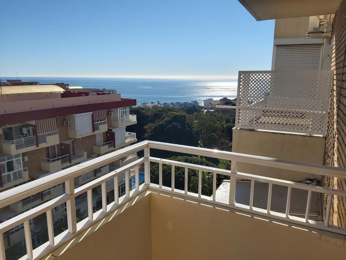 Studio In Hercules With Pool And Sea View Benalmadena Bagian luar foto